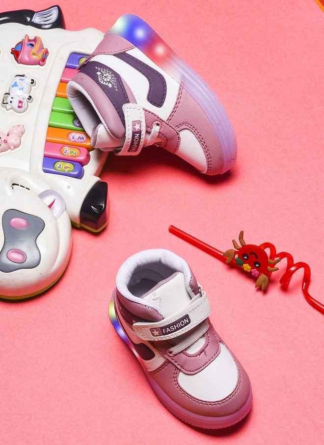 KATS Unisex Kids LED Sneakers with Velcro Closure - Image 1