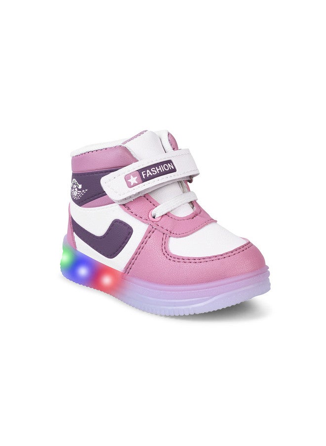 KATS Unisex Kids LED Sneakers with Velcro Closure - Image 2