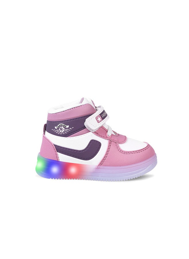 KATS Unisex Kids LED Sneakers with Velcro Closure - Image 4
