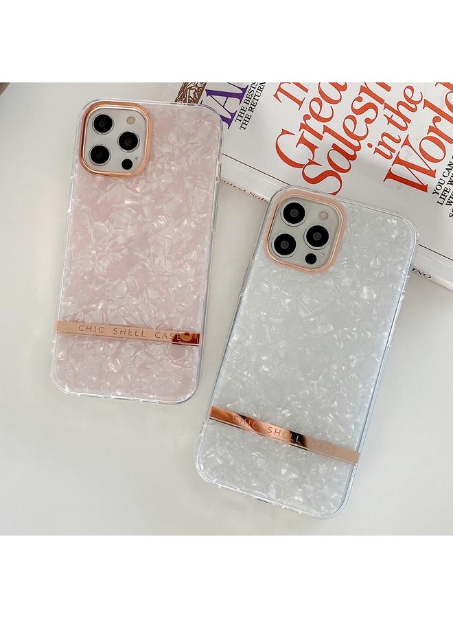 S-TOP Case For iPhone 12 Pro Max Electroplating Shell Texture TPU Phone Case - Image 3