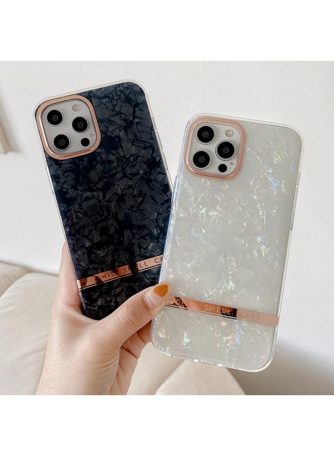 S-TOP Case For iPhone 12 Pro Max Electroplating Shell Texture TPU Phone Case - Image 2