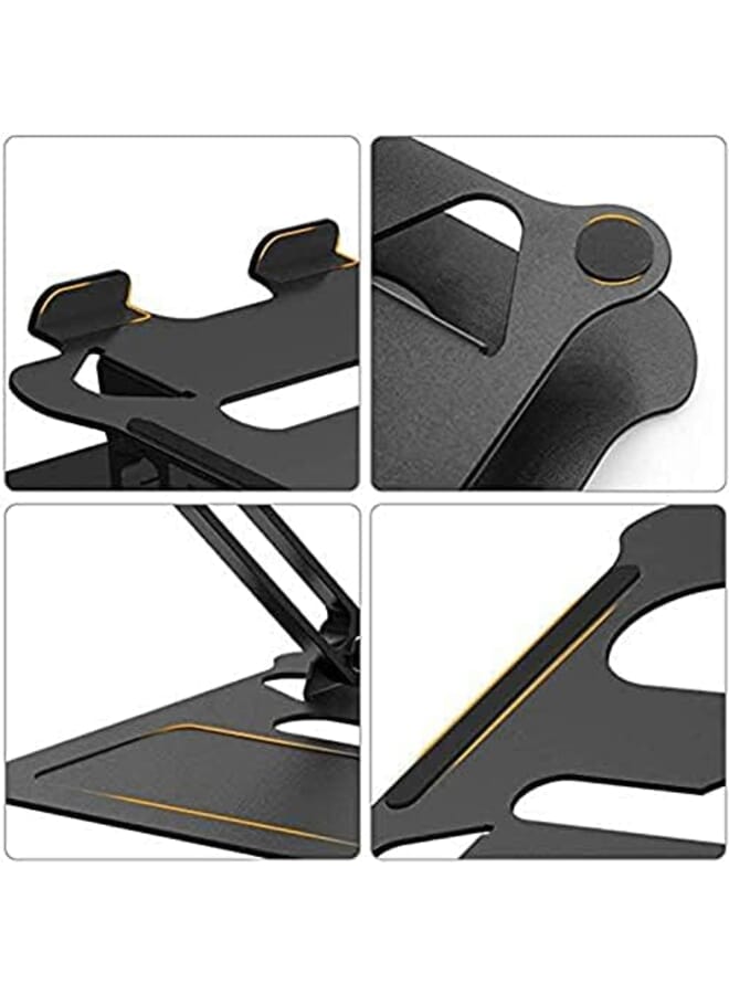 KASTWAVE Adjustable Laptop Stand Portable Laptop Computer Stand Rriser And Multi Angle Stand With Heat Vent To Elevate Laptop Holder Fit For Mac Notebook Lenovo More 10 17 Laptop - Image 3