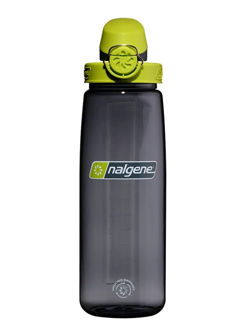 Nalgene Nalgene USA 700ml OTF Tritan Renew Bottle Charcoal w/Lime Charcoal Sustain