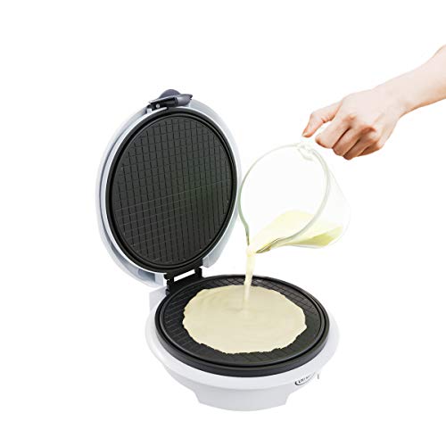 Chef Buddy Waffle Cone Maker - Electric Nonstick Waffle Iron with Shaper Cone Included - Small Kitchen Appliances (White) - Image 4