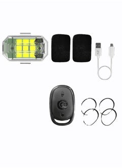 Generic High Brightness Wireless Led Strobe Light - 7 Colors Led  Strobe Lights With Remote Control, USB Charging Mini Riding Anti-Collision Night Signal Light  - Image 2