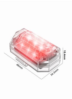 Generic High Brightness Wireless Led Strobe Light - 7 Colors Led  Strobe Lights With Remote Control, USB Charging Mini Riding Anti-Collision Night Signal Light  - Image 5