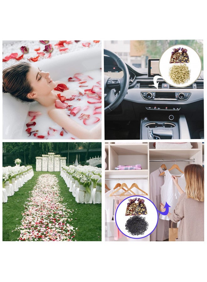 SACATR 30 Bags Dried Flowers,100% Natural Dried Flowers Herbs Kit for Soap Making, DIY Candle Making,Bath - Include Rose Petals,Lavender,Don't Forget Me,Lilium,Jasmine,Rosebudsand More - Image 5