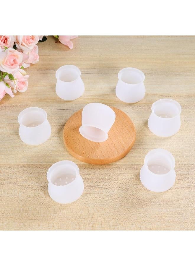 EasyLife 7 Pieces Silicone Chair Leg Pads, Table Legs, Silicone Leg Covers, Furniture Silicone Cover, Floor Protector, Non-Slip  - Image 1