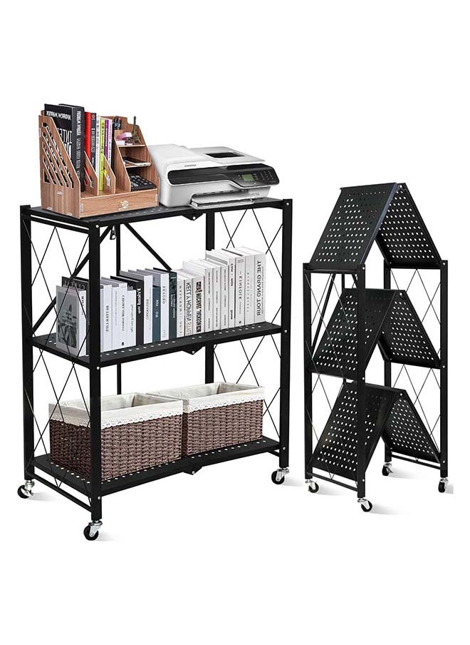 SKY-TOUCH 3-Tier Rack Scratch Resistant Black 71x34x86cm 