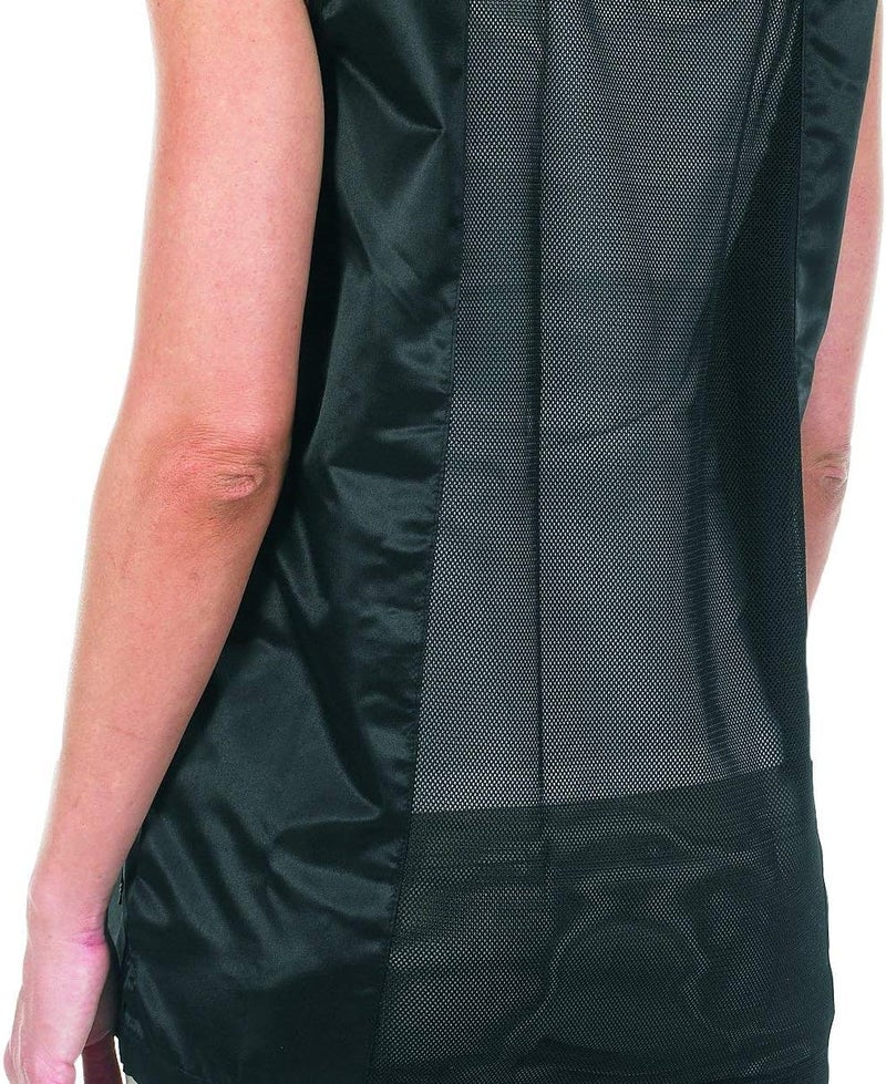 Betty Dain Kool Breeze Mesh Back Salon Stylist Vest in Black, M/L - Image 2
