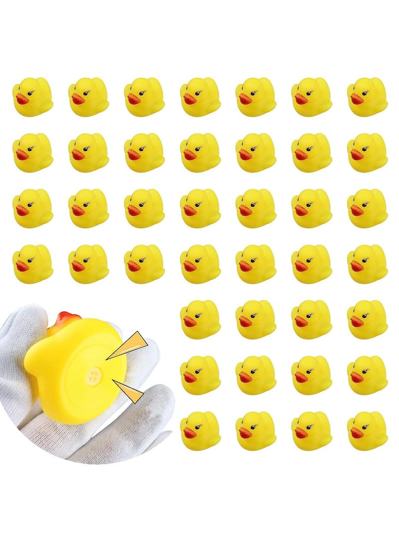 Generic - Rubber Ducky Bath Toy Set – Kids Bath Toys Yellow Rubber Ducks – Pack of 60 Ducks - Image 1
