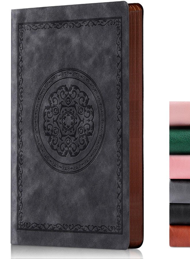 Fetinar 2025 Leather Vintage Journal Notebook,300 Pages,Leather Softcover Lined Journal Notebooks for Women Men,Notebook Journals for Writing Travel,Business,Office,7.1'' X 9.8'' - Image 1