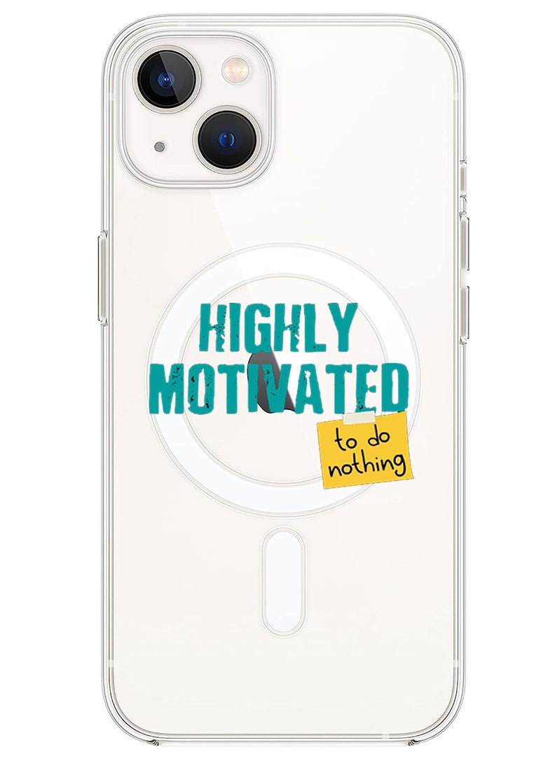 Theodor Magnetic Case for iPhone 13 6.1-inch Compatible with MagSafe Wireless Charging, Shockproof Phone Bumper Cover highly motivated  copy - Image 1