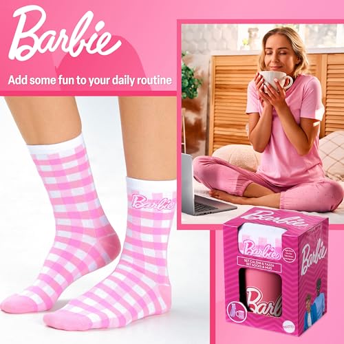Barbie Mug and Socks Gift Set for Women Teenagers Cute 10.5oz Ceramic Mug Soft Calf Socks, Stocking Stuffers Gifts for Her - Image 3