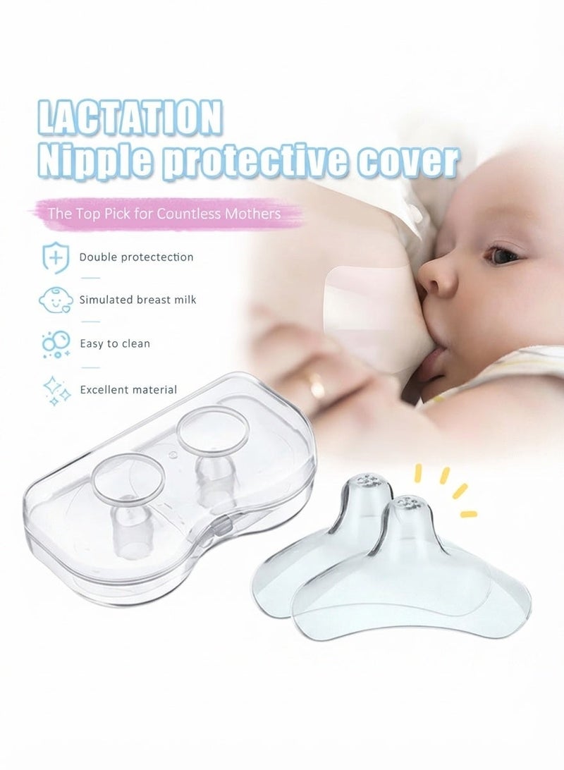 Baby Little Luxuries Nipple Shields for Breastfeeding, 20MM Soft Silicone Guards for Latch Issues, Flat & Inverted Nipples, BPA-Free,  Reusable  2 Count - Image 1