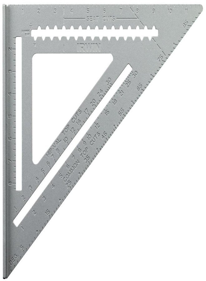 IRWIN Tools Rafter Square, Aluminum, 12-Inch (1794465), Silver - Image 2