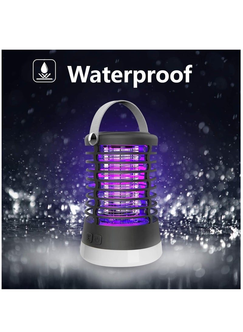 SYOSI Bug Zapper Outdoor Bug Repellent Rechargeable Camping Lamp Waterproof Mosquito Killer Fly Trap Mosquito Repellent Portable Bug Zapper for Outdoor  Patio Camping Accessories Camping Gear Must Haves - Image 4