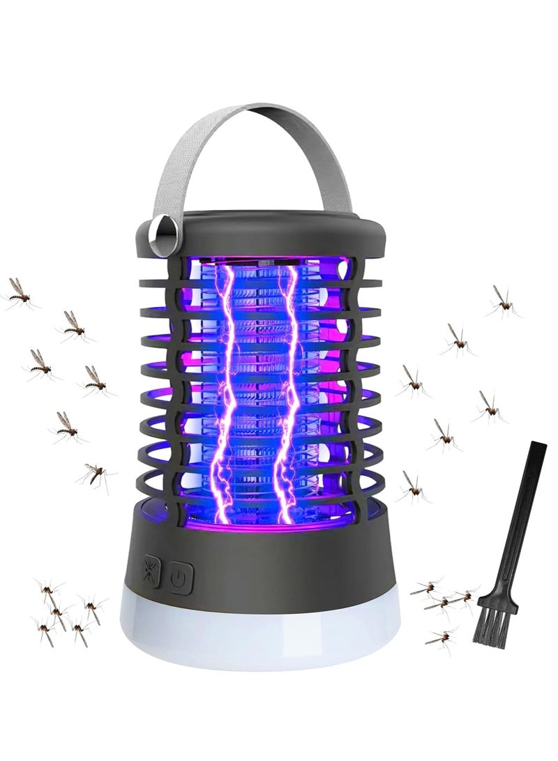 SYOSI Bug Zapper Outdoor Bug Repellent Rechargeable Camping Lamp Waterproof Mosquito Killer Fly Trap Mosquito Repellent Portable Bug Zapper for Outdoor  Patio Camping Accessories Camping Gear Must Haves - Image 1