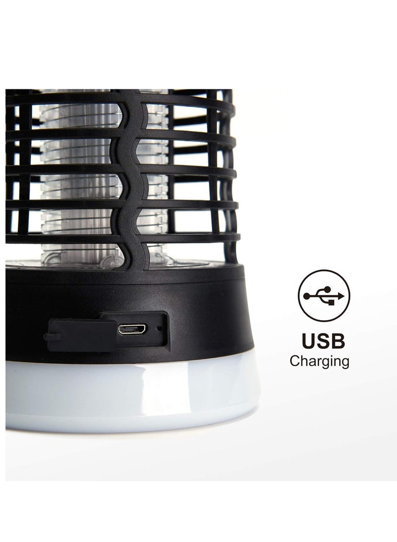 SYOSI Bug Zapper Outdoor Bug Repellent Rechargeable Camping Lamp Waterproof Mosquito Killer Fly Trap Mosquito Repellent Portable Bug Zapper for Outdoor  Patio Camping Accessories Camping Gear Must Haves - Image 5