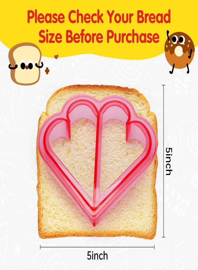 IELEK Sandwich Bread Cutters Shape Set for Kids Bento Lunch Box Accessories Kit Includes Vegetable Fruit Cookie Cutter, Animal Food Picks - Image 5
