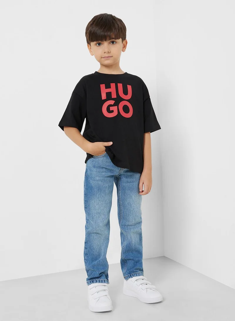 HUGO Kids Logo T-Shirt