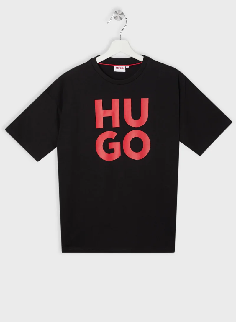 HUGO Kids Logo T-Shirt