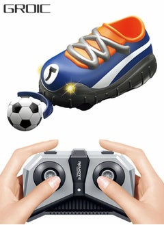 GROIC Remote Control Car For Football Competition,Shoe Type RC Car,2.4G Interactive With Cool Lights,Interactive Car,RC Toys  - Image 1