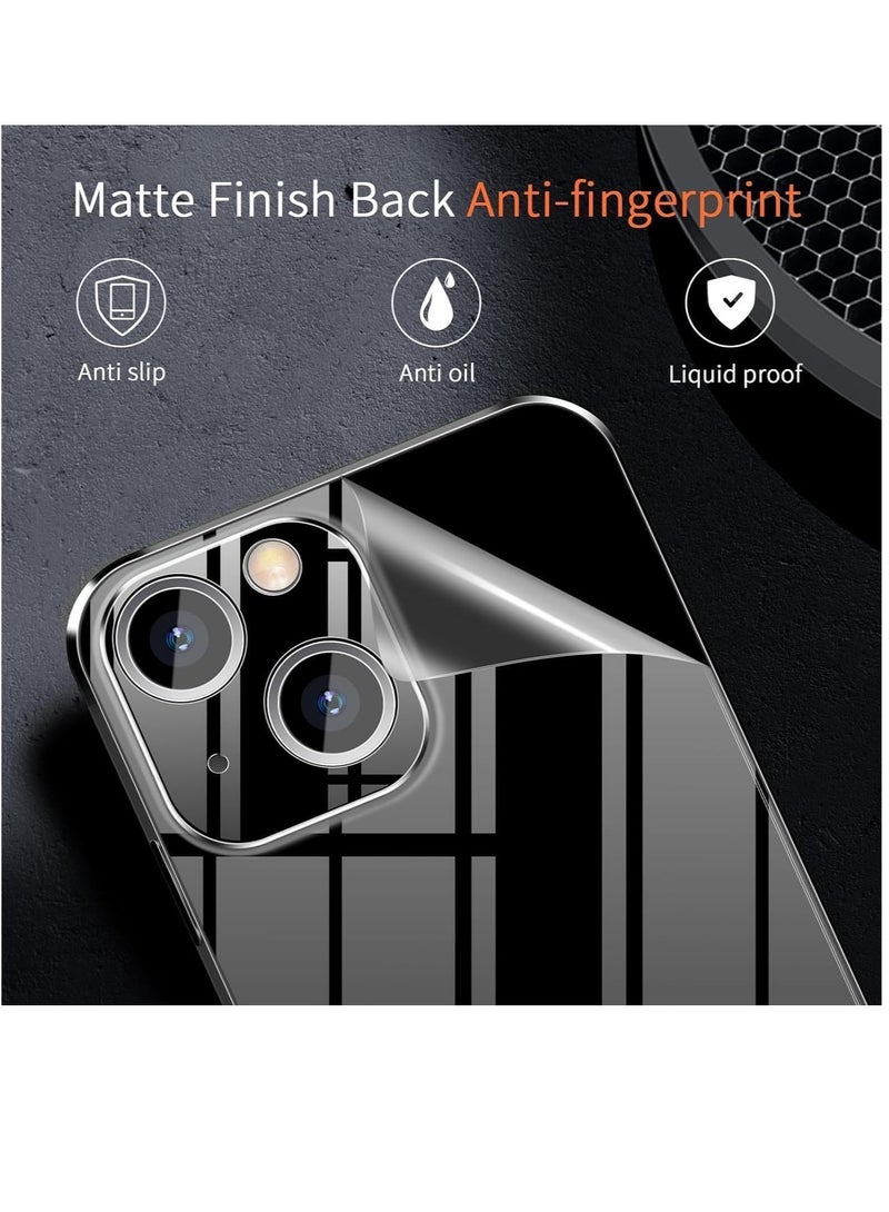 جراب متوافق مع iPhone 15 Pro جراب رفيع - مقاس 0.2 مم [رفيع كالورق] جراب خفيف الوزن بلمسة نهائية غير لامعة شفافة مع غطاء خلفي من البولي بروبلين للحماية [مضاد لبصمات الأصابع والاصفرار] (شفاف) - Image 4