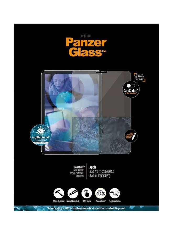 NIBEMINENT iPad Pro 11" 21/20/18 And Air 2020 Screen Protector With Cam Slider Clear - Image 3
