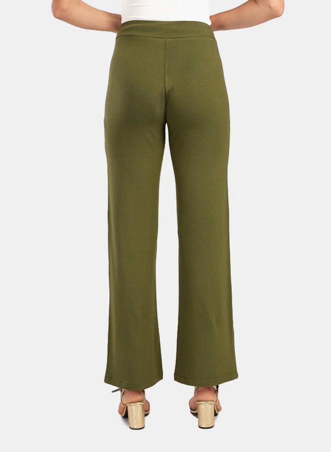 Carina Straight Cut Solid Pants - Image 2