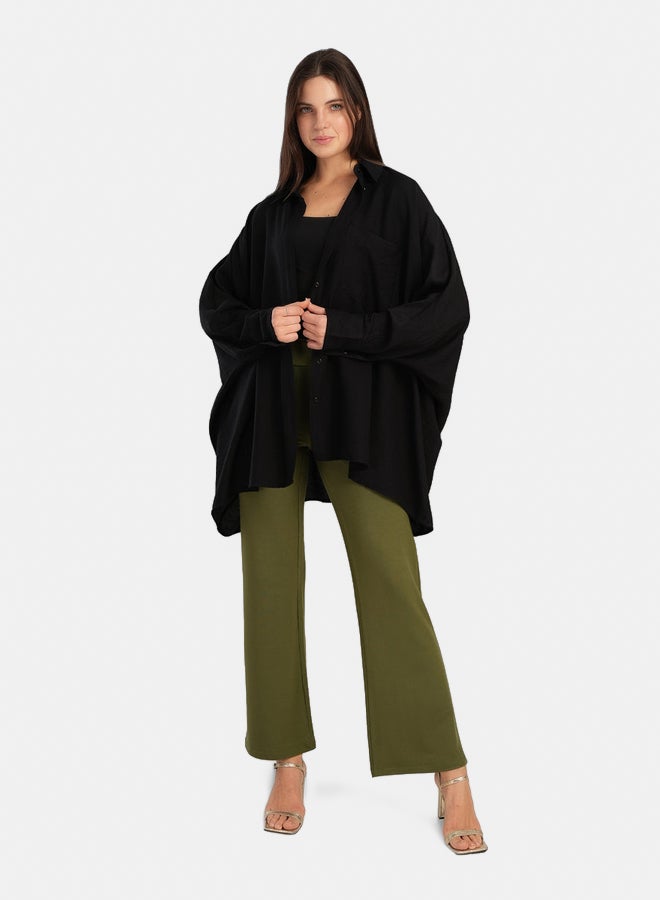 Carina Straight Cut Solid Pants - Image 4