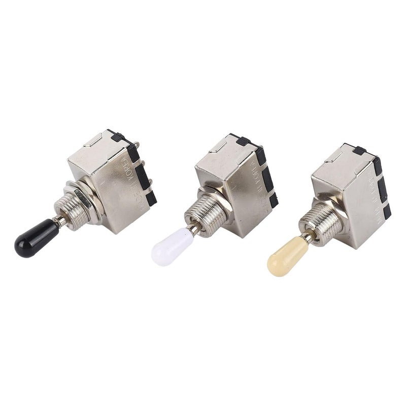 3Pcs Electric Guitar Toggle, 3 Way Voice Ceover, Metal Guitar Toggle for Electric, Musicnstrument Access with Detailed Inlation - Image 4