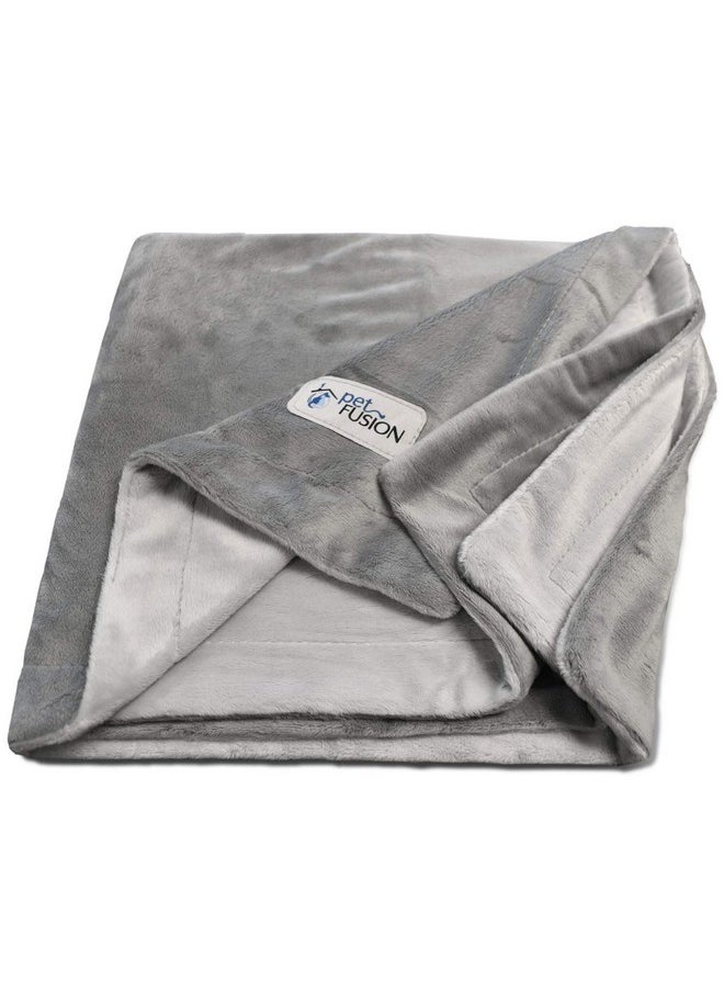 petfusion PetFusion Premium Dog &Cat Blanket | Ultra Soft Available in Plush or Quilted; 2 Colors (Grey; Brown) | Perfect Blanket for Small Dogs & Large Dogs  - Image 1