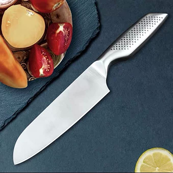 aDai Set of 2 German Stainless Steel Chef and Paring Knife Combo Professional Chopping Cutting Multipurpose Sharp Blade Essential Knives for Home and Kitchen - Image 3