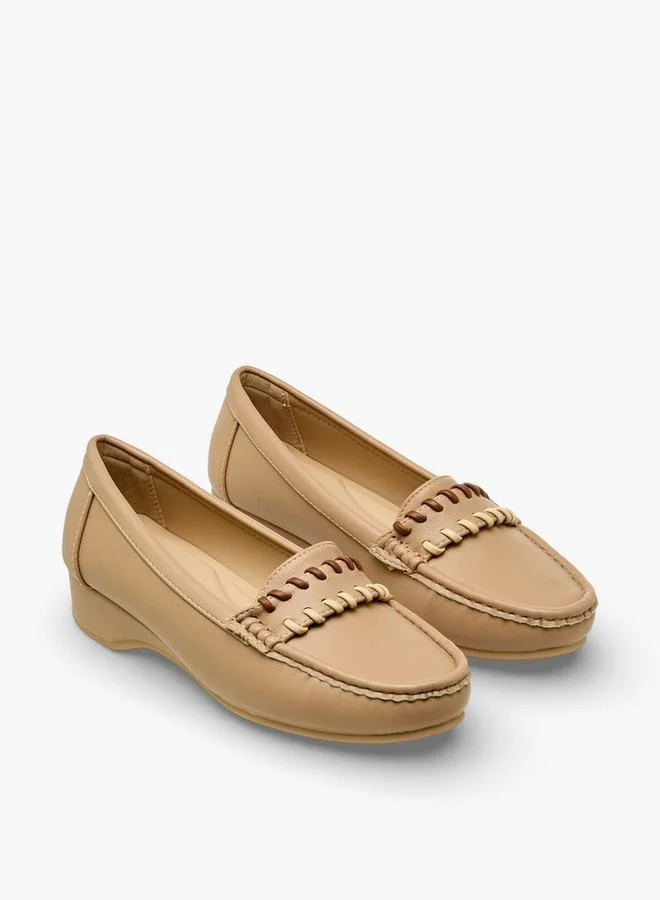Flora Bella By Shoexpress Flora Bella Women Braided Block Heel Loafers