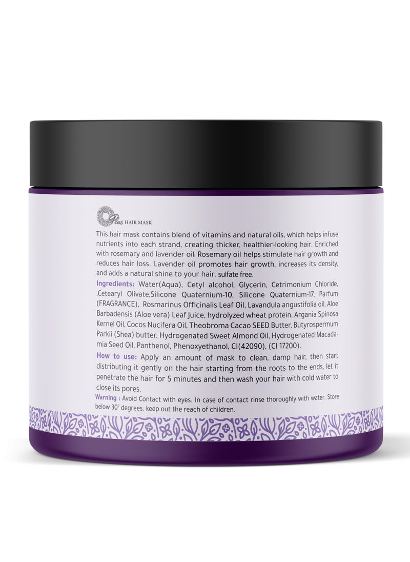 Oplus OPlus Natural Hair Thickening Mask with Rosemary and Lavender 500ml  - Image 4