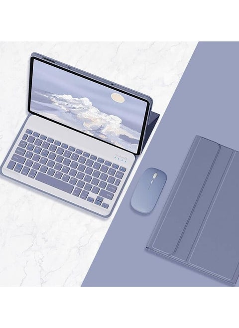 Keyboard Case Compatible with Honor MagicPad 2 12.3-inch Tablet, Detachable Wireless Keyboard Slim Leather Smart Cover with Mouse for Honor MagicPad 2