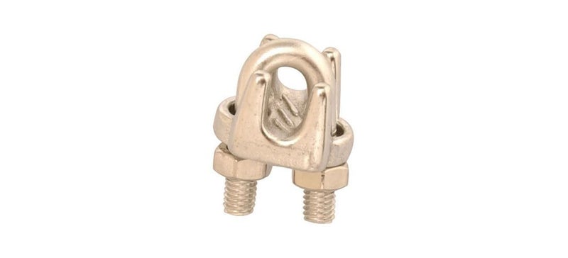 Campbell T7633003 3/16" Wire Rope Clip, Stainless Steel, Polished - Image 1