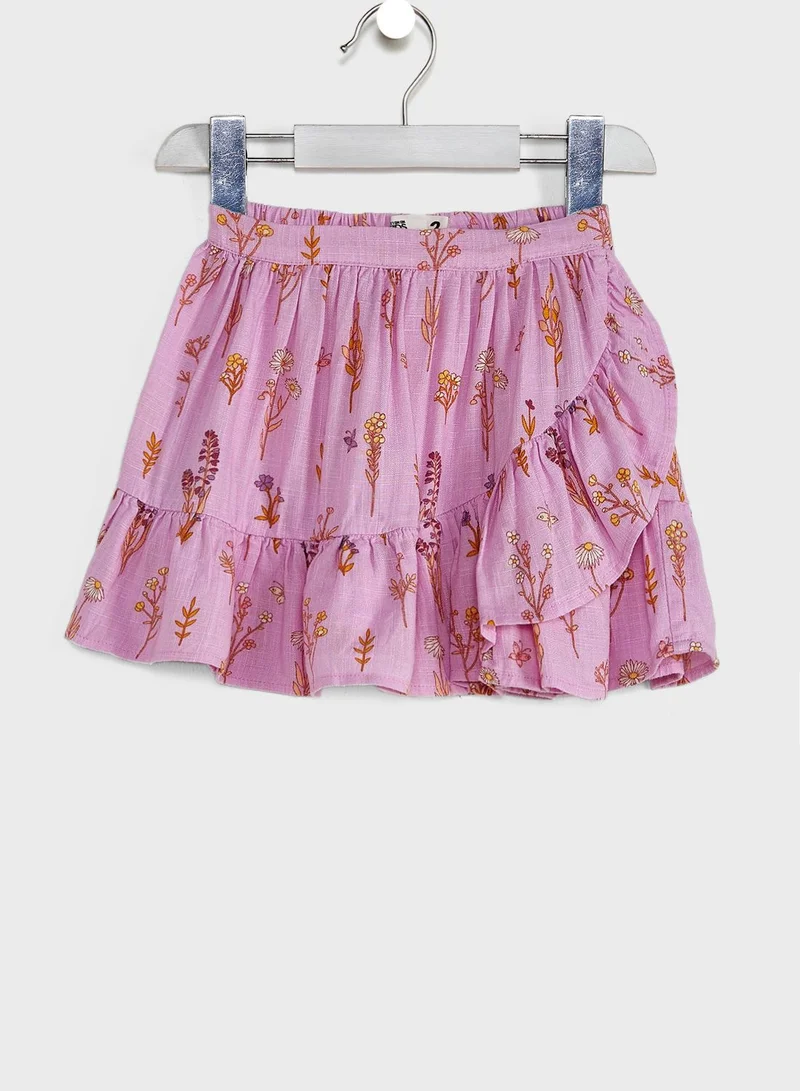 Cotton On Kids Floral Skirt