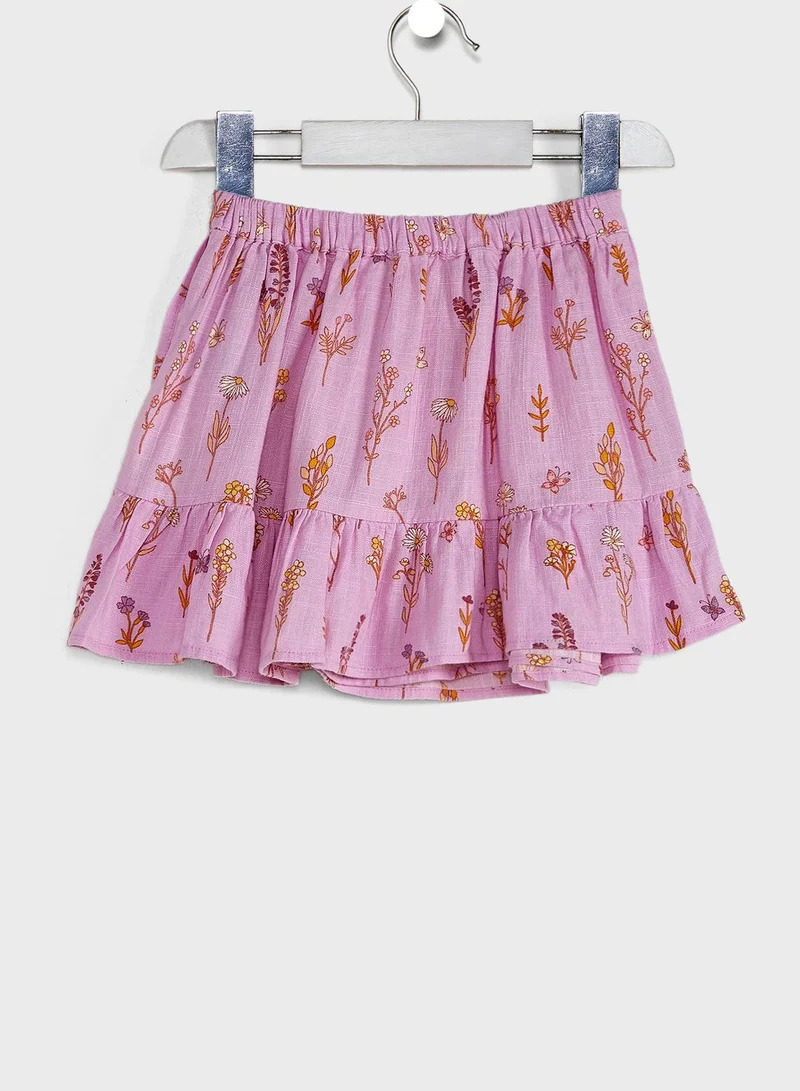 Cotton On Kids Floral Skirt