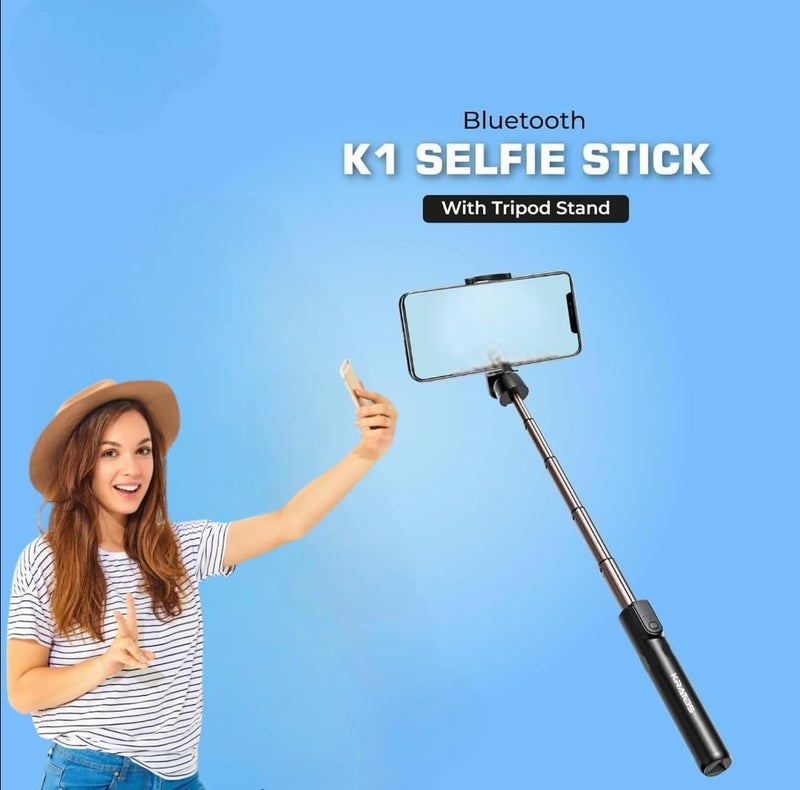 Fire Turtle G1 SnapStick Tripod – 3-in-1 Selfie Stick & Tripod, Vlogging, and Photography, Includes Bluetooth Remote, Extendable Selfie Stick for Mobile Phone Multifunctional Design (R1) - Image 2