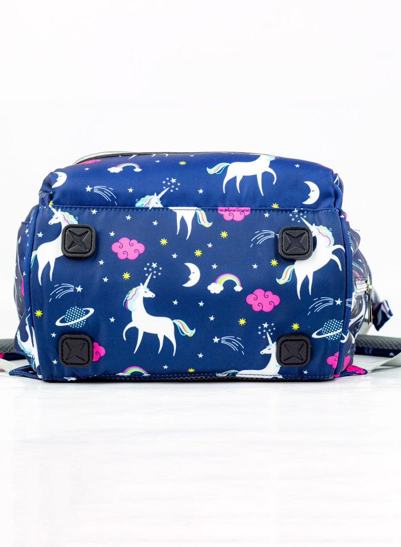 Custom LUCID USB Charging Multifunctional Waterproof Backpack Diaper Bag for Baby- Red.