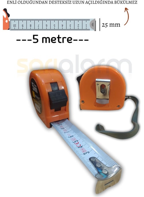 Tape Measure 5 Meters x 25 mm