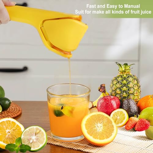 ToGeeKa Lemon Squeezer, Effortless Manual Flat Lime Juicer Squeezer, Hand Citrus Press, Folds Design For Saving Space Storage, Easy to Make Juice From Lemon, Lime, Cirtus, Orange, Fruits - Image 3