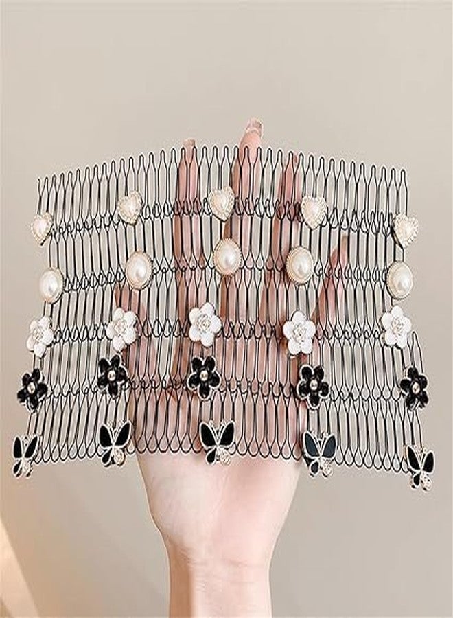 ZINZA Invisible Hair Clips for Women & Girls | Stretchable U Shape Pins, Finishing Fixer Comb Holder, Styling Tools & Accessories for Updo, Bun & Hair Decoration - Image 5