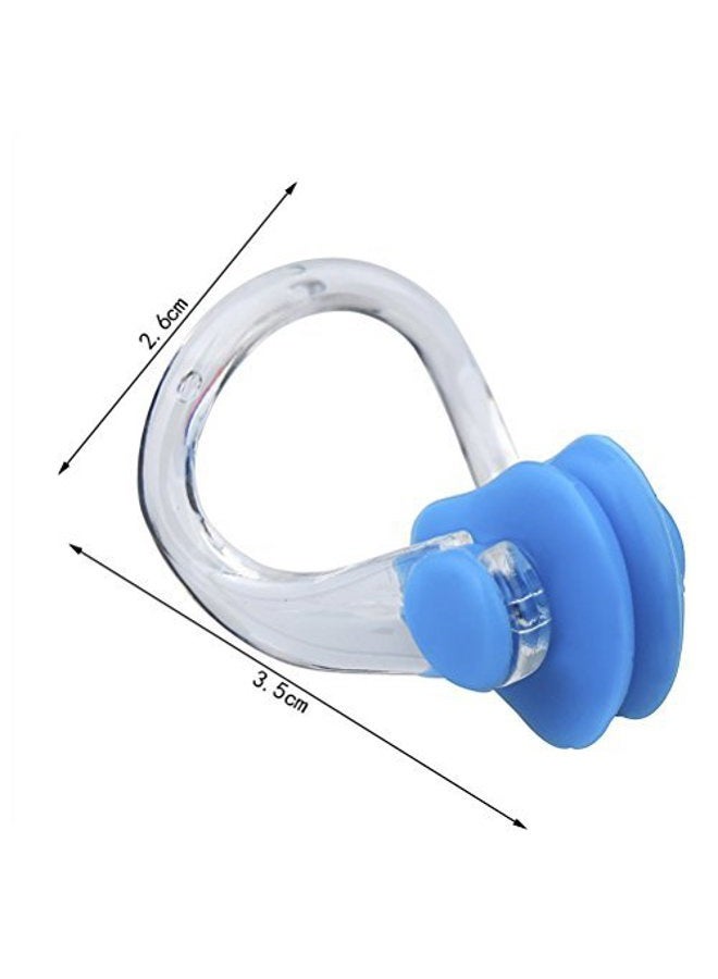 WODE 8 قطع مشبك أنف سيليكون للسباحة، واقي أنف سيليكون مقاوم للماء، واقي أنف لينة للأطفال والبالغين (8 ألوان) - Image 3