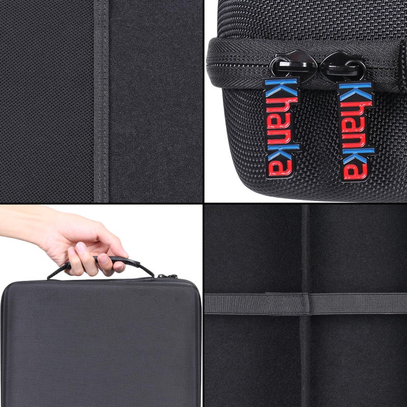 Khanka Hard Travel Case Replacement for Podcast Equipment Bundle-MAONO MaonoCaster Lite -Audio Interface-All in One-Podcast Production Studio,Case Only. - Image 4