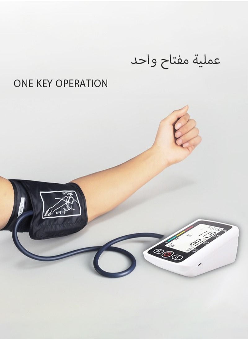 ULHYC Automatic Upper Arm Blood Pressure Monitor for Home Use with Irregular Heartbeat Detection Easy Measurements and Accurate Results blood pressure meter digital blood pressure monitor bp monitor  - Image 2