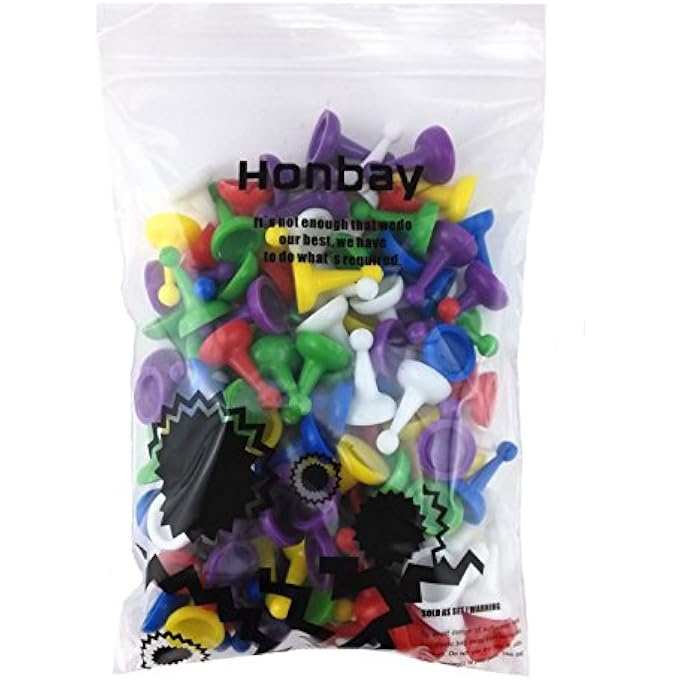 هونباي HONBAY 120 قطعة قطع بيادق متعددة الألوان لألعاب الطاولة مكون علامات منضدية - Image 5