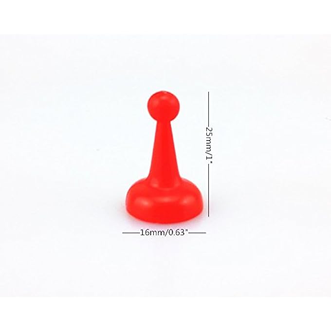 هونباي HONBAY 120 قطعة قطع بيادق متعددة الألوان لألعاب الطاولة مكون علامات منضدية - Image 3